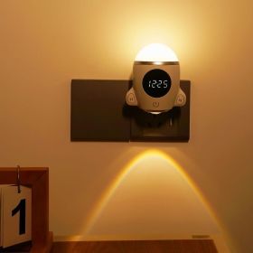 Night Lights Plug into Wall, Space Rocket LED with Rechargeable and Remote