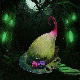 Festival Party Gathering Carnival Dress Up Hat, Felt Tip Hat