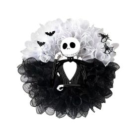 Skeleton Jack Wreath Wall Door Haunted House Decor