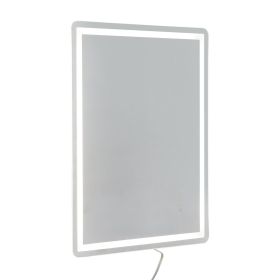 LED Bathroom Mirror 3 Colors Anti-fog Wall Mounted Vanity Mirror 28 x 36 in