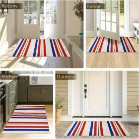 "Stars & Stripes Diatom Doormat - Durable Patriotic Entrance Mat for Home, Farmhouse & Porch Decor"