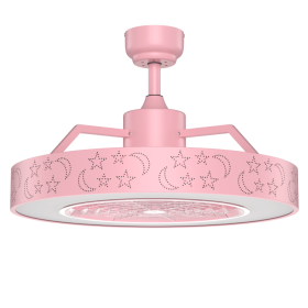 23 Inch Ceiling Fan with LED Light and Remote Control