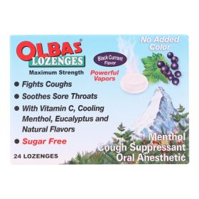 Olbas Lozenges Black Currant Menthol - 1 Each - 24 Ct
