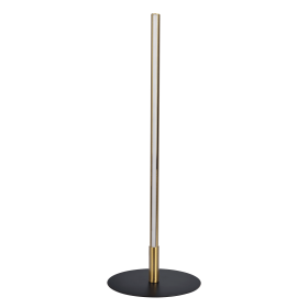 Dimond Black LED Table Lamp with On/Off Switch Round Metal Base