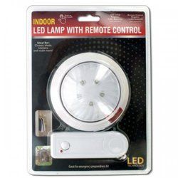 Indoor Led Lamp With Remote Control (pack of 4)