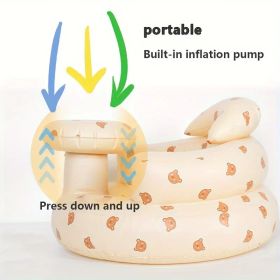 "Developmental Baby Seat ��� BPA-Free Plastic with Washable Pad ��� White"