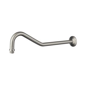 Shower Parts Shower Arms 17.3 in. Shower Arm in Stainless