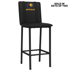 Bar Stool 500 with Indiana Pacers 2024 Playoffs Logo Set of 2