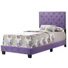 Charming Purple Twin Bed For Stylish Spaces